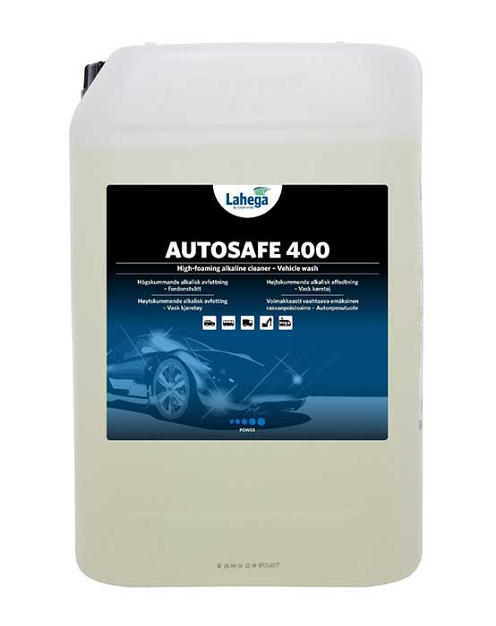 Lahega Autosafe 400 – kraftfullt avfettningsmedel för fordonstvätt och industriell rengöring