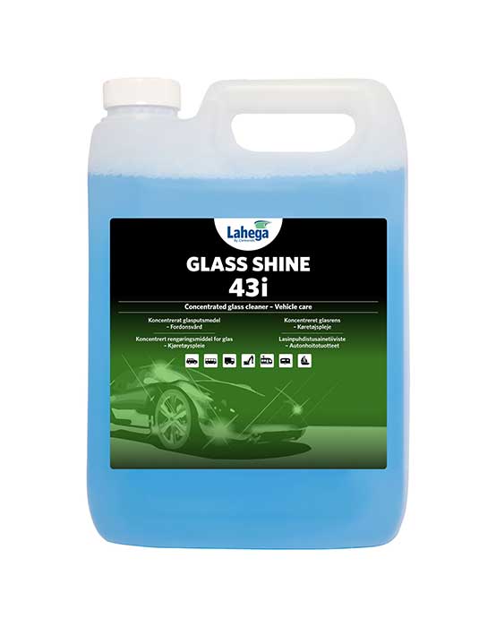 Lahega Glass Shine 43i – effektivt glasputsmedel för klar och randfri rengöring