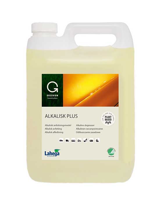 Lahega Greenium Alkalisk Plus 5 liter – högskummande alkaliskt avfettningsmedel för fordonstvätt