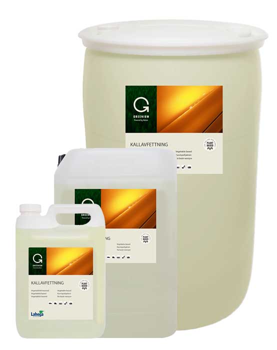 Lahega Greenium Kallavfettning – växtbaserat kallavfettningsmedel för asfalt och vägsalt